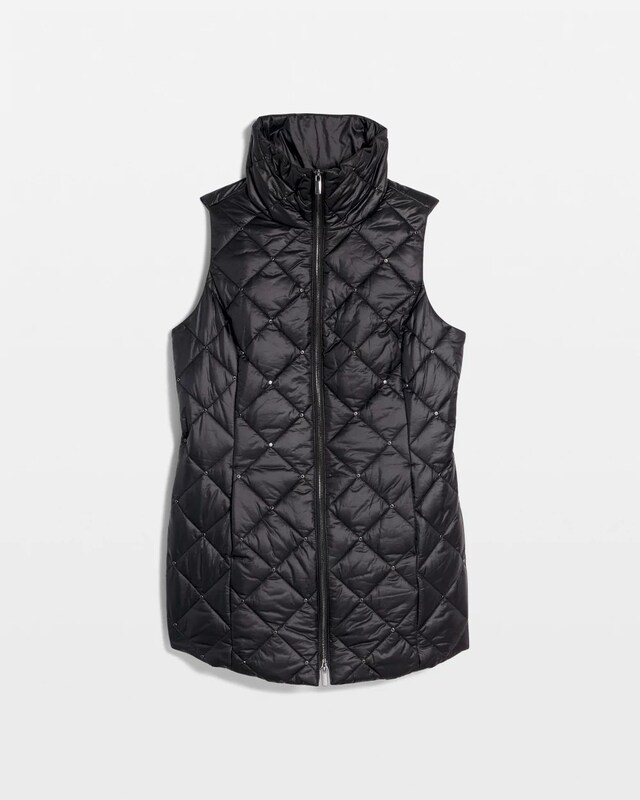Zenergy Embellished Puffer Vest - image 5